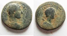 Ancient Coins - Decapolis. Gerasa. Hadrian. AD 117-138. Æ 24