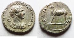 Ancient Coins - ARABIA, Bostra. Trajan. AD 98-117. AR Drachm . Camel