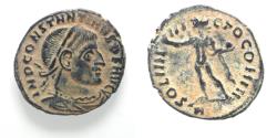 Ancient Coins - AS FOUND CONSTANTINE I AE FOLLIS