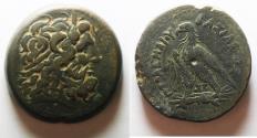 Ancient Coins - 41MM : PTOLEMAIC KINGDOM. Ptolemy IV Philopator (225-205 BC). AE drachm. Alexandria Struck 222-220/19 BC