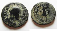 Ancient Coins - JUDAEA. CAESAREA. HADRIAN AE 23