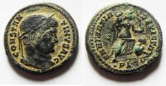Ancient Coins - SCARCE. CONSTANTINE I AE 3 . ORIGINAL DESERT PATINA