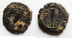 Ancient Coins - Maurice Tiberius AE DECANUMMIUM