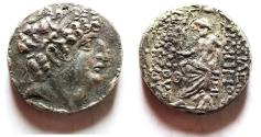 Ancient Coins - Seleukid Kings. Philip I Philadelphos (c. 88-75 BC) AR tetradrachm (25mm, 16.32).  Antioch on the Orontes.