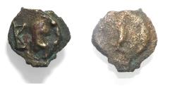 Ancient Coins - Arabia Felix. Hadhramawt. First century BC-first century AD. Cast AE 19mm, 3.33 g.