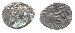 Ancient Coins - KINGS OF PARTHIA. Parthian Kingdom. SILVER DRACHM .