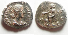 Ancient Coins - CHOICE FAUSTINA JUNIOR SILVER DENARIUS