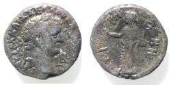 Ancient Coins - Egypt. Alexandria under Vespasian (AD 69-79). Billon tetradrachm (23mm, 12.15g). Dated regnal year 1 (1 July-28 August AD 69)