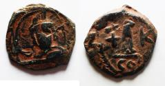 Ancient Coins - CONSTANS II. 641-668 AD. Æ Decanummium