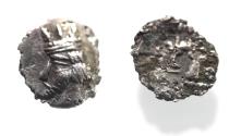 Ancient Coins - Kings of Persis. 2nd century BC. AR Obol