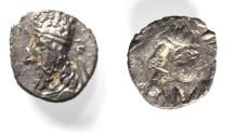 Ancient Coins - Kings of Persis. 2nd century BC. AR Obol