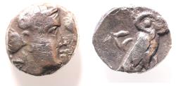 Ancient Coins - Eastern Imitation of Athens. Fourth century BC. AR tetradrachm (21mm, 16.36g).