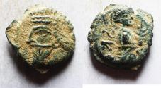Ancient Coins - KINGS of PARTHIA. Vologases IV. Circa AD 147-191. Æ Dichalkon