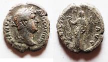 Ancient Coins - Hadrian. AD 117-138. AR Denarius . Rome mint. circa AD 126-127.