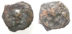 Ancient Coins - Arabia Felix. Hadhramawt. First century BC-first century AD. Cast AE UNIT . Shaqar mint.