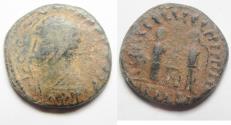 Ancient Coins - ROMAN IMPERIAL. Barbarous imitation of Maximian (AD 286-305). AE 18mm, 3.0g.