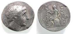 Ancient Coins - Seleukid Kings. Antiochos I Soter (281-261 BC). AR drachm (19mm, 4.10 g). Seleukeia on the Tigris mint