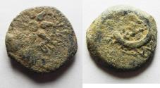 Ancient Coins - Ancient Biblical Widow's Mite Coin of Alexander Jannaeus