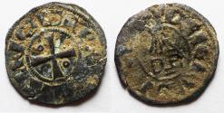 World Coins - Crusaders States. Kingdom of Jerusalem. Amaury (1163-1174). Billon denier