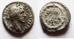 Ancient Coins - Antoninus Pius. AD 138-161. AR Denarius . Rome mint. Struck AD 147-148.