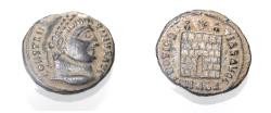 Ancient Coins - CONSTANTINE I THE GREAT AE FOLLIS. CAMP GATE