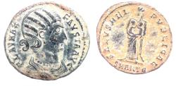 Ancient Coins - BEAUTIFUL FAUSTA AE FOLLIS