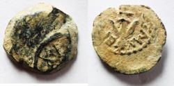 Ancient Coins - Judaea, Alexander Jannaeus, 103-76 BC, AE Prutot (Biblical Widow's Mites).