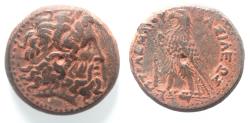 Ancient Coins - PTOLEMAIC KINGDOM. PTOLEMY III AE 24. NICE QUALITY