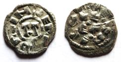 World Coins - The Money that Conquered the Holy Land in the First Crusade: Italy. Lucca. Enrico III. IV or V (1039-1125). AR Denaro