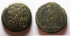 Ancient Coins - 42MM : PTOLEMAIC KINGDOM. Ptolemy IV Philopator (225-205 BC). AE drachm. Alexandria Struck 222-220/19 BC