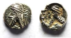 Ancient Coins - Kings of Persis. 2nd century BC. AR Obol