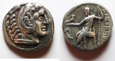 Ancient Coins - Eastern imitation: Macedonian Kings. Alexander III the Great (336-323 BC). AR tetradrachm (25mm, 16.46g). Eastern imitation of Amphipolis mint.
