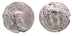 Ancient Coins - SASANIAN KINGS. Vahr?m (Bahram) I. AD 273-276. AR Drachm