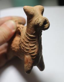 Ancient Coins - BYZANTINE ZOOMORPHIC TERRACOTTA VESSEL. 800 - 1000 A.D