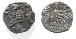 Ancient Coins - KINGS OF PARTHIA. Parthian Kingdom. SILVER DRACHM .