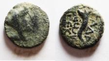 Ancient Coins - DECAPOLIS. GADARA. Autonomous issues. 1st century BC. AE 18