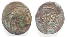 Ancient Coins - SELEUKID EMPIRE. Antiochos XII Dionysos. 87/6-83/2 BC. AE 24