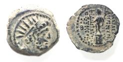 Ancient Coins - CHOICE QUALITY: SELEUCID KINGDOM. DEMETRIUS III AE 20