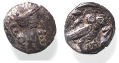 Ancient Coins - Arabia Felix. Saba’. Mid-fourth-second century BC. AR unit (17mm, 5.07g).