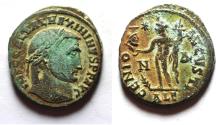 Ancient Coins - ROMAN IMPERIAL. MAXIMINUS II AE FOLLIS. ALEXANDRIA