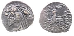Ancient Coins - KINGS OF PARTHIA. Parthian Kingdom. SILVER DRACHM .