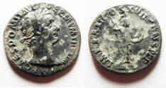 Ancient Coins - Domitian. AD 81-96. AR Denarius . Rome mint. Struck AD 92–93.