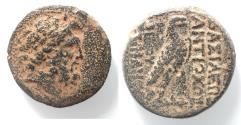 Ancient Coins - Seleukid Kingdom. Antioch. Antiochos IV Epiphanes 175-164 BC. Æ 33