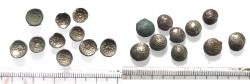Ancient Coins - LOT OF 10: ARABIA, Southern. Himyar. 'Amd?n Bay?n Yahaqbi?. Circa AD 100-120. AR Fractions. 0.30 gm