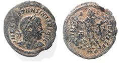 Ancient Coins - ORIGINAL DESERT PATINA. BEAUTIFUL CONSTANTINE THE GREAT AE FOLLIS.