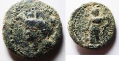 Ancient Coins - Judaea. Dora. Quasi-autonomous issue. AE 19 mm, 5.90 g. Struck in civic year 132 (AD 69/70).