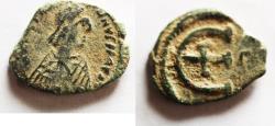 Ancient Coins - Justinian I 527-565 A.D. Pentanummium Constantinople