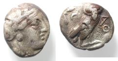 Ancient Coins - Eastern imitation of Athens. Fourth century BC. AR tetradrachm (22mm, 16.36g).