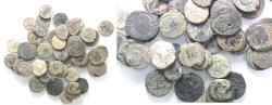 Ancient Coins - AS FOUND: LOT OF 50 ROMAN BRONZE COINS