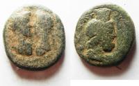 Ancient Coins - Judaea. Aelia Capitolina under Marcus Aurelius and Lucius Verus (AD 161-169). AE 26